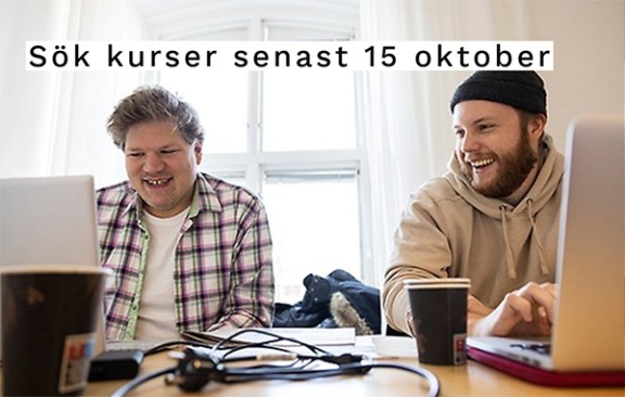 Sök kurser till nästa termin