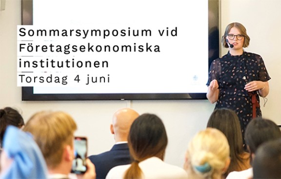 Företagsekonomiska institutionens sommarsymposium