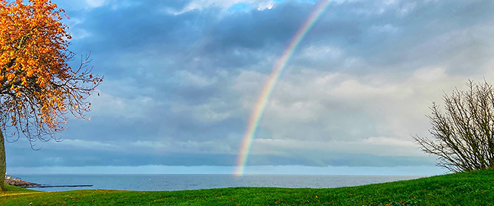 Strandpromenaden och Krutttornet